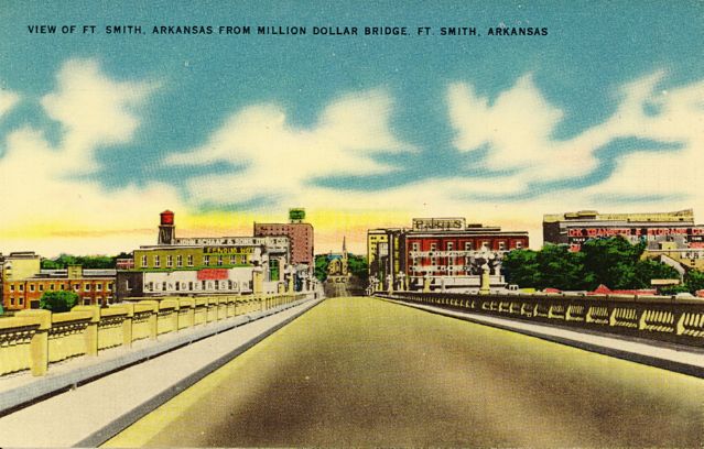 View of Ft. Smith, Arkansas from Million Dollar Bridge, Ft. Smith, Arkansas